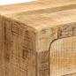 Preview: Nachttisch 2 Stk. 40x32x46 cm Raues Massivholz Mango