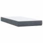 Preview: Boxspringbett mit Matratze Dunkelgrau 80x210 cm Samt