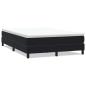 Preview: Boxspringbett ohne Matratze Schwarz 160x220 cm Samt