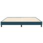 Preview: Boxspringbett ohne Matratze Dunkelblau 200x220 cm Samt