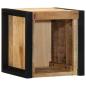 Preview: Nachttische 2 Stk. 40x35x40 cm Raues Mango-Massivholz