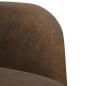 Preview: Sessel mit Armlehnen Braun 54 cm Kunstleder