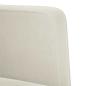 Preview: Zweisitzer-Sofa Creme 111 cm Samt