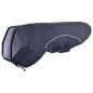 Preview: Hunde Regenmantel mit Reflexstreifen Polyester Marineblau XXS