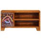 Preview: TV-Schrank Mehrfarbig 90x30x45 cm Massivholz Akazie