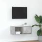 Preview: ARDEBO.de - TV-Schrank Betongrau 60x31x25,5 cm Holzwerkstoff