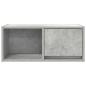 Preview: TV-Schrank Betongrau 60x31x25,5 cm Holzwerkstoff