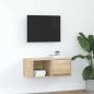 Preview: ARDEBO.de - TV-Schrank Sonoma-Eiche 60x31x25,5 cm Holzwerkstoff