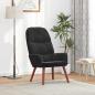 Preview: ARDEBO.de - Relaxsessel Schwarz Samt