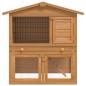 Preview: Kaninchenstall Kleintierhaus Hasenstall 3 Türen Holz