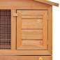 Preview: Kaninchenstall Kleintierhaus Hasenstall 3 Türen Holz