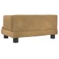 Preview: Hundebett Braun 60x40x30 cm Samt