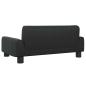Preview: Hundebett Schwarz 70x45x30 cm Kunstleder