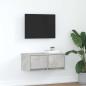Preview: ARDEBO.de - TV-Schrank Betongrau 60x31x25,5 cm Holzwerkstoff