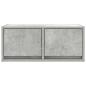 Preview: TV-Schrank Betongrau 60x31x25,5 cm Holzwerkstoff