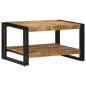 Preview: Couchtisch 70x50x38 cm Raues Massivholz Mango