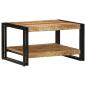 Preview: Couchtisch 70x50x38 cm Raues Massivholz Mango
