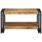 Preview: Couchtisch 70x50x38 cm Raues Massivholz Mango