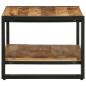 Preview: Couchtisch 70x50x38 cm Raues Massivholz Mango