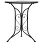 Preview: Mosaik-Bistrotisch Grau 60 cm Keramik