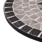 Preview: Mosaik-Bistrotisch Grau 60 cm Keramik