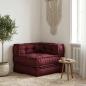 Preview: ARDEBO.de - Modulares Sofaelement Kastanienbraun 70x70x54 cm Stoff