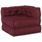 Preview: Modulares Sofaelement Kastanienbraun 70x70x54 cm Stoff