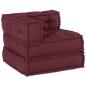 Preview: Modulares Sofaelement Kastanienbraun 70x70x54 cm Stoff