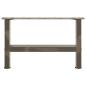 Preview: Couchtischbeine Naturstahl 2 Stk. 50x(30-31) cm Stahl