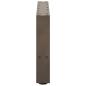 Preview: Couchtischbeine Naturstahl 2 Stk. 50x(30-31) cm Stahl