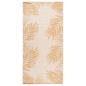Preview: ARDEBO.de - Outdoor-Teppich Flachgewebe 100x200 cm Blattmuster