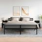 Preview: Nachttische 2 Stk. mit 2 Schubladen Schwarz 40x36,5x62 cm