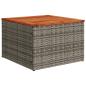 Preview: 10-teiliges Gartensofa-Set mit Kissen, grau, Polyrattan