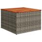 Preview: 9-teiliges Gartensofa-Set mit Kissen, grau, Polyrattan