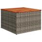 Preview: 8-teiliges Gartensofa-Set mit Kissen, grau, Polyrattan