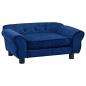 Preview: Hundesofa Blau 72x45x30 cm Plüsch
