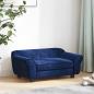 Preview: Hundesofa Blau 72x45x30 cm Plüsch