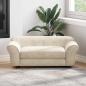 Preview: ARDEBO.de - Hundesofa Creme 72x45x30 cm Plüsch