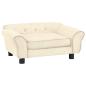 Preview: Hundesofa Creme 72x45x30 cm Plüsch