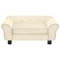 Preview: Hundesofa Creme 72x45x30 cm Plüsch