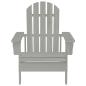 Preview: Gartenstuhl Holz Grau