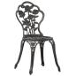 Preview: Bistro-Stühle 2 Stk. Bronze Aluminiumguss