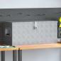 Preview: ARDEBO.de - Aluminiumkiste 76,5×26,5×33 cm Silbern