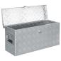 Preview: Aluminiumkiste 76,5×26,5×33 cm Silbern
