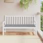 Preview: ARDEBO.de - Gartenbank-Auflage Grau 150x50x3 cm Oxford-Gewebe