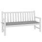 Preview: Gartenbank-Auflage Grau 150x50x3 cm Oxford-Gewebe
