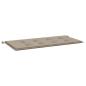Preview: Gartenbank-Auflage Taupe 100x50x3 cm Oxford-Gewebe