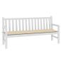 Preview: Gartenbank-Auflage Beige 180x50x3 cm Oxford-Gewebe