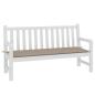 Preview: Gartenbank-Auflage Taupe 150x50x3 cm Oxford-Gewebe