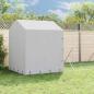 Preview: ARDEBO.de - Outdoor-Hundezwinger mit Dach Silbern 2x10x2,5 m Stahl Verzinkt